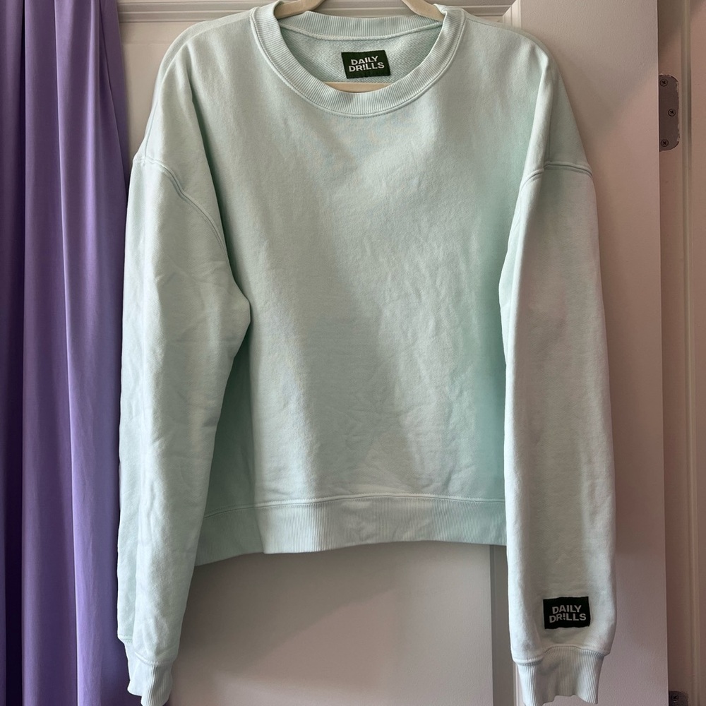 Daily Drills Light Green Crewneck